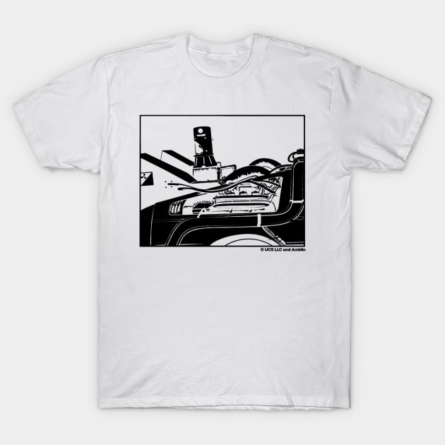 Back to the future. Delorean back comic. Birthday party gifts. Perfect present for mom mother dad father friend him or her T-Shirt by SerenityByAlex